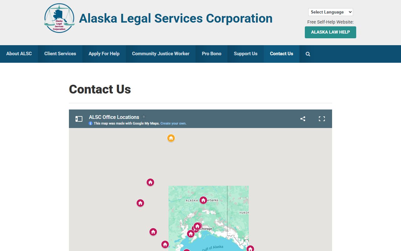 Alaska Legal Services Anchorage office for bankruptcy records assistance