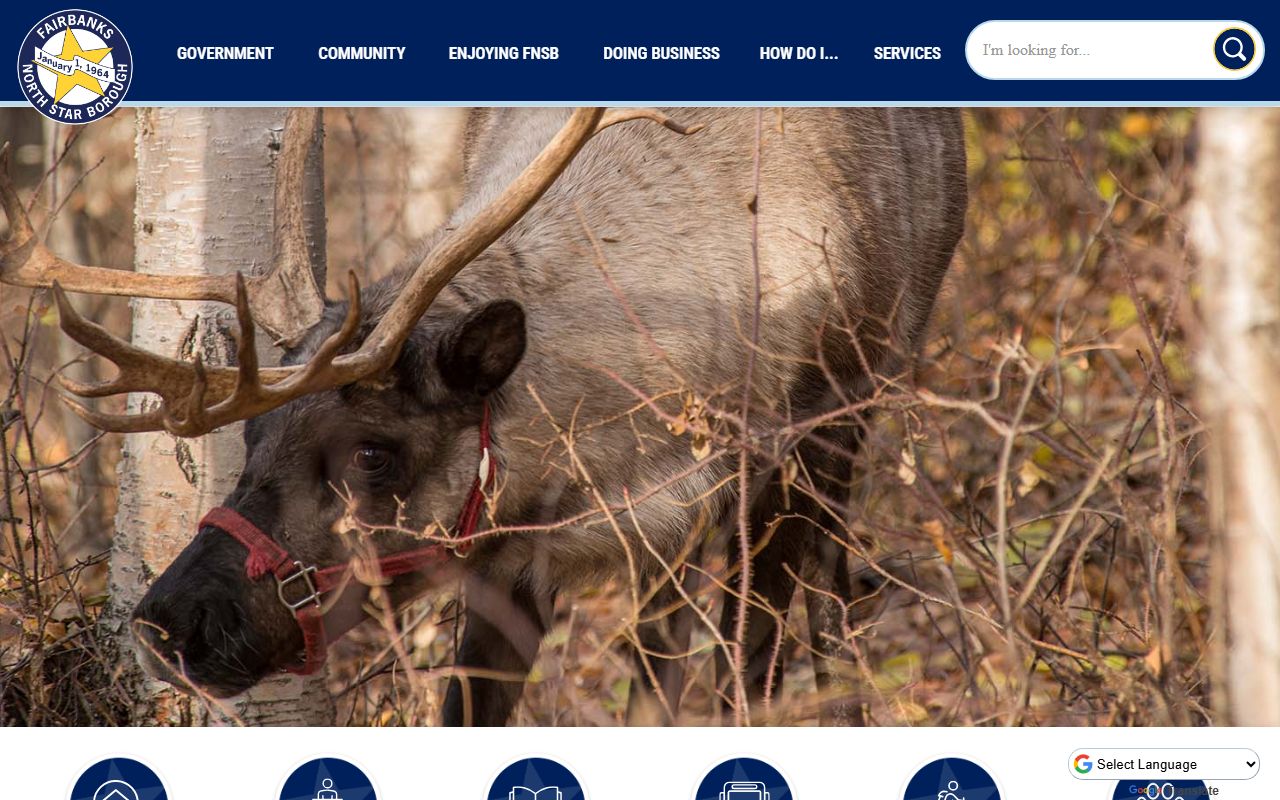 Fairbanks North Star Borough website serving College for local records and bankruptcy records context