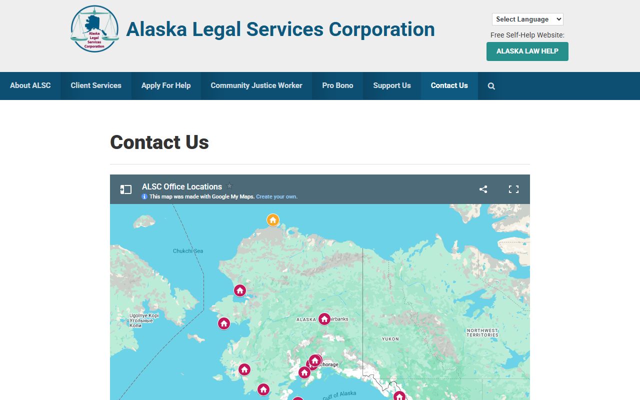 Alaska Legal Services Juneau office for free bankruptcy records assistance