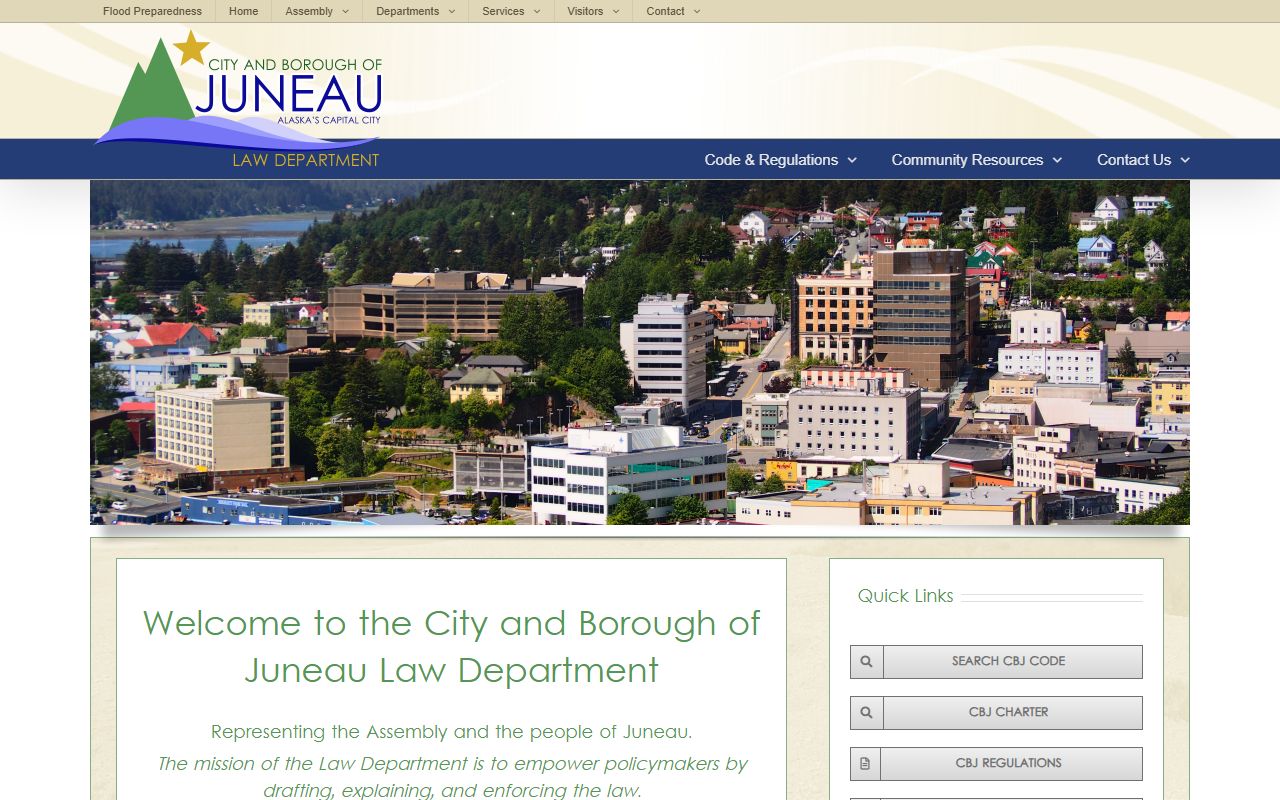 Juneau Law Department for bankruptcy records and municipal information