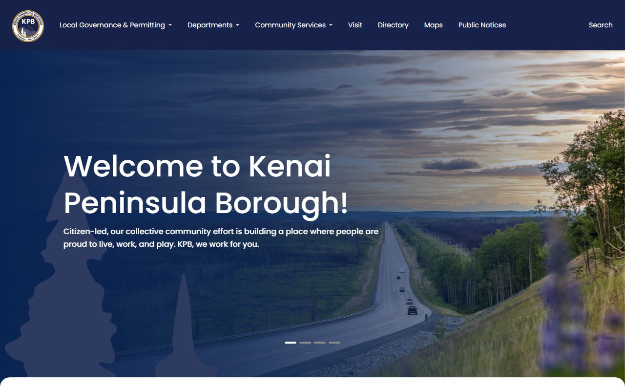 Kenai Peninsula Borough website serving Kalifornsky for local bankruptcy records context