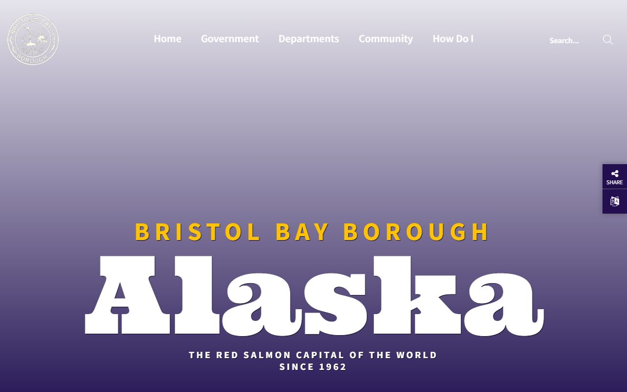 Bristol Bay Borough official website for local records and borough information