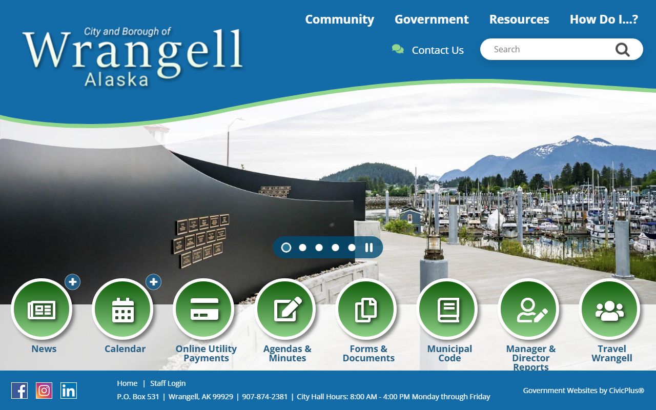 Wrangell City and Borough local government bankruptcy records context